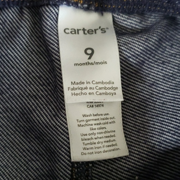 Carters 9 months lot of 3 onesies and pants - Picture 7 of 7